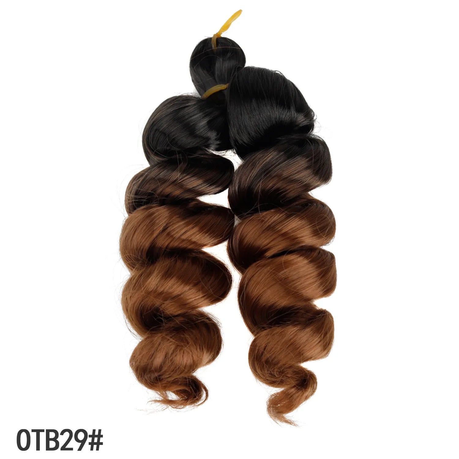 Spiral Double Curl Crochet French Spiral Synthetic Wig