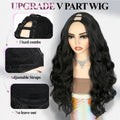 Body Wave V Part Human Hair Wig
