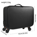 2-in-1 Cosmotology Organizer Travel Case  Train with Detachable Wheels