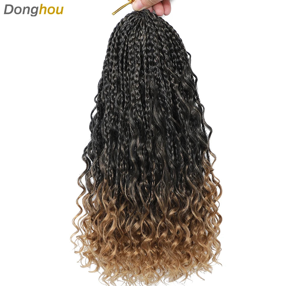 Box Crochet Braids Curly End Bundles - Pre-looped
