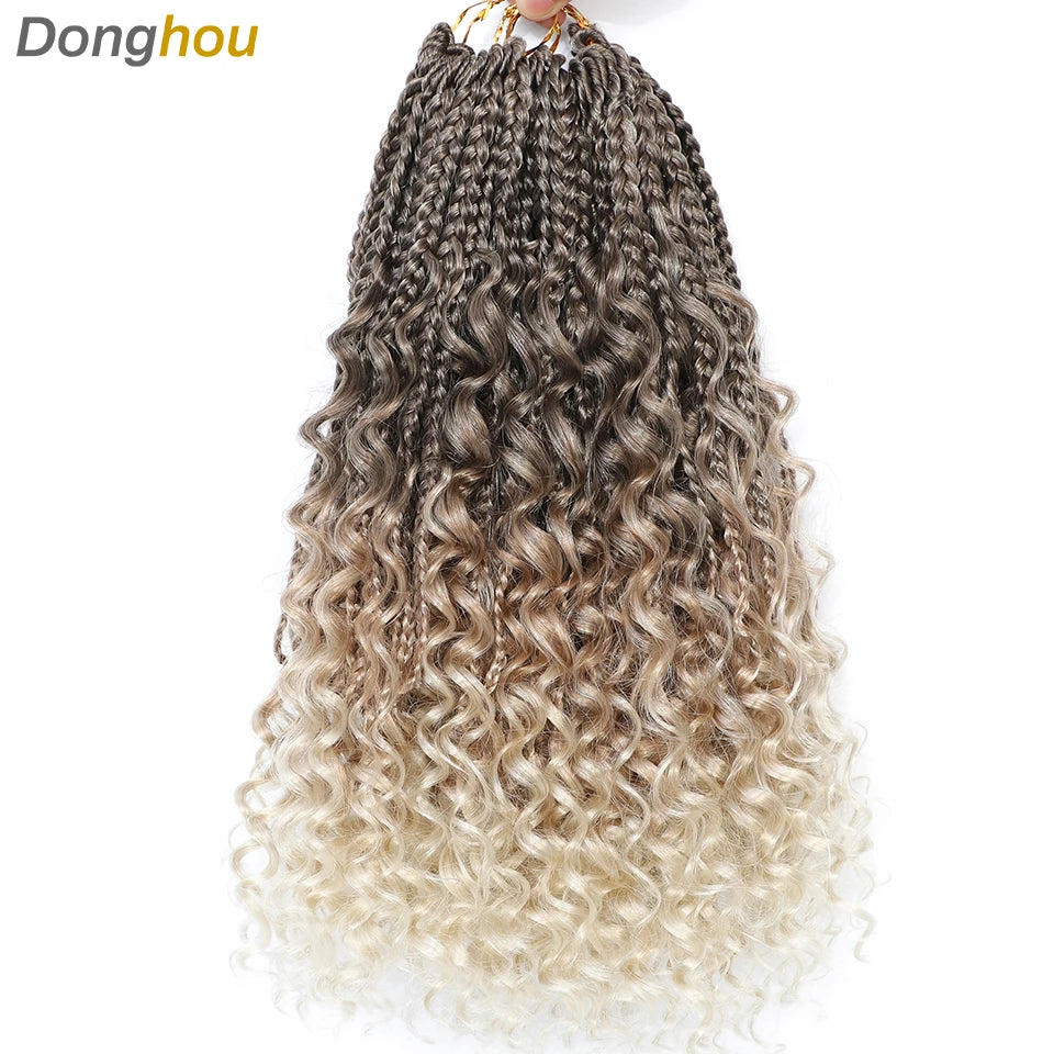 Box Crochet Braids Curly End Bundles - Pre-looped