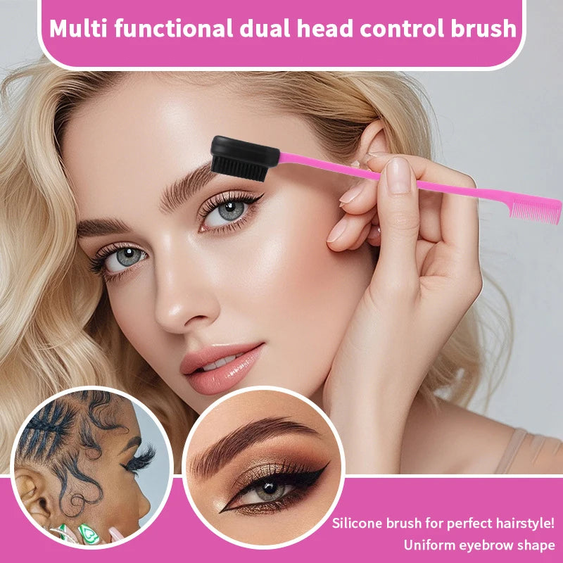 Professional Double Headed Brush/ Comb Eyebrow Shaper
