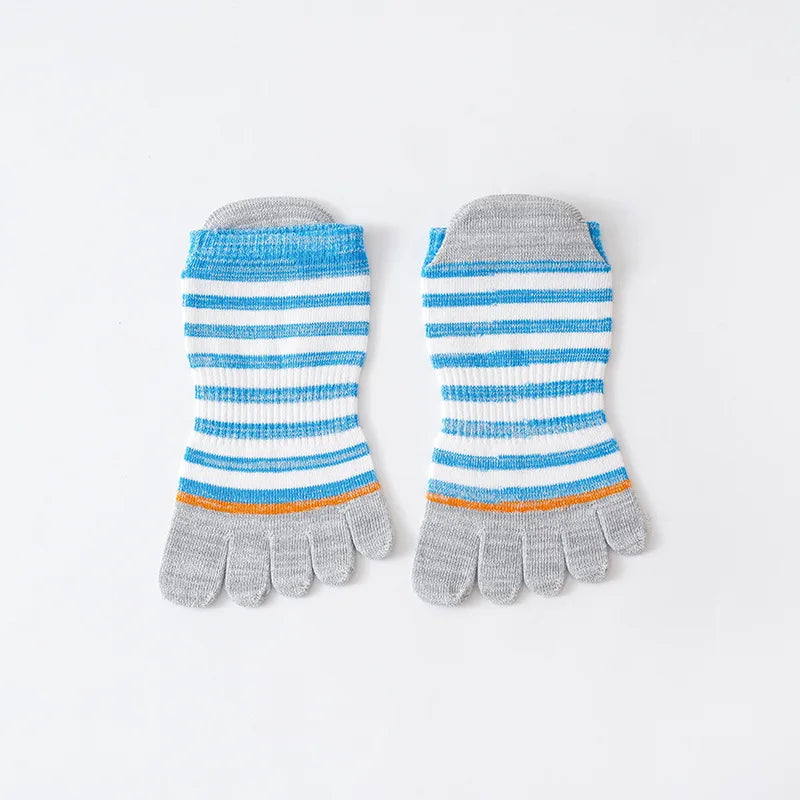 Low Cut Ankle Cotton Toe Socks