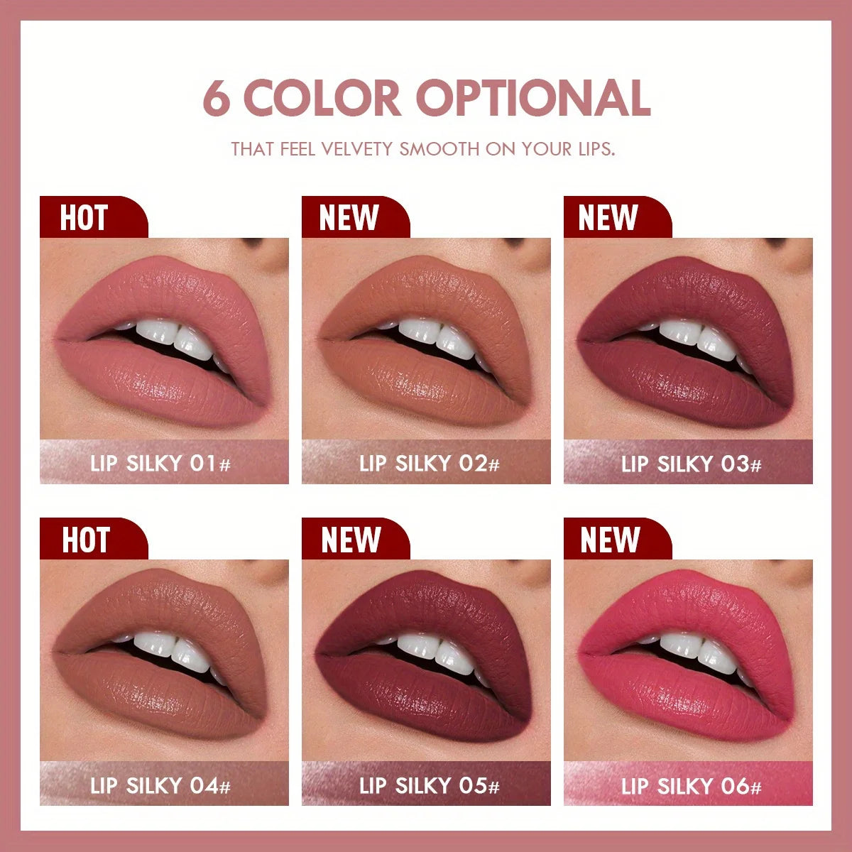 Matte Waterproof Long Lasting Non-Stick Lipstick Pencil