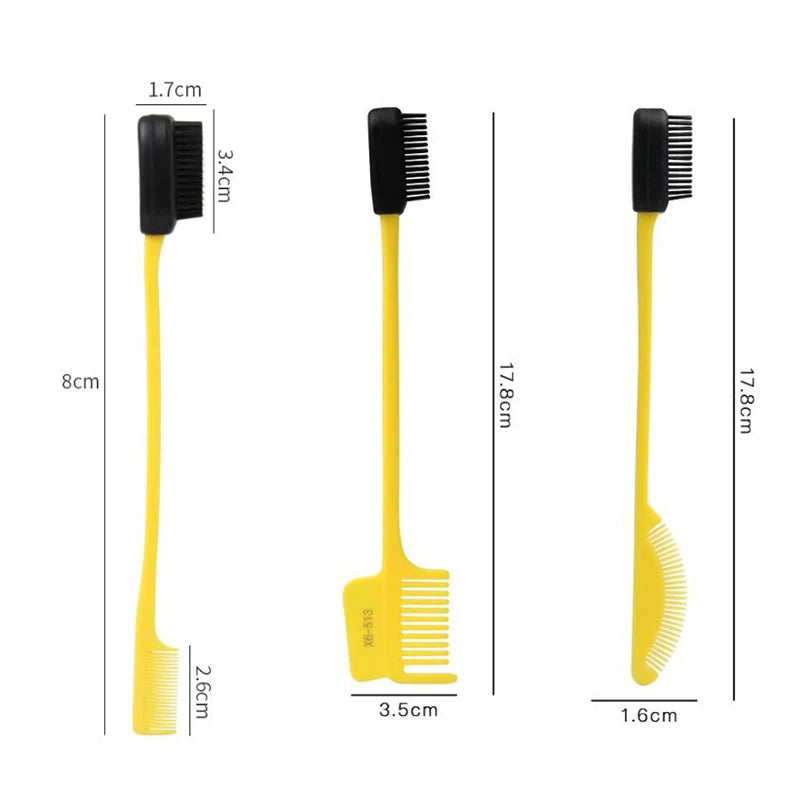 Professional Double Headed Brush/ Comb Eyebrow Shaper