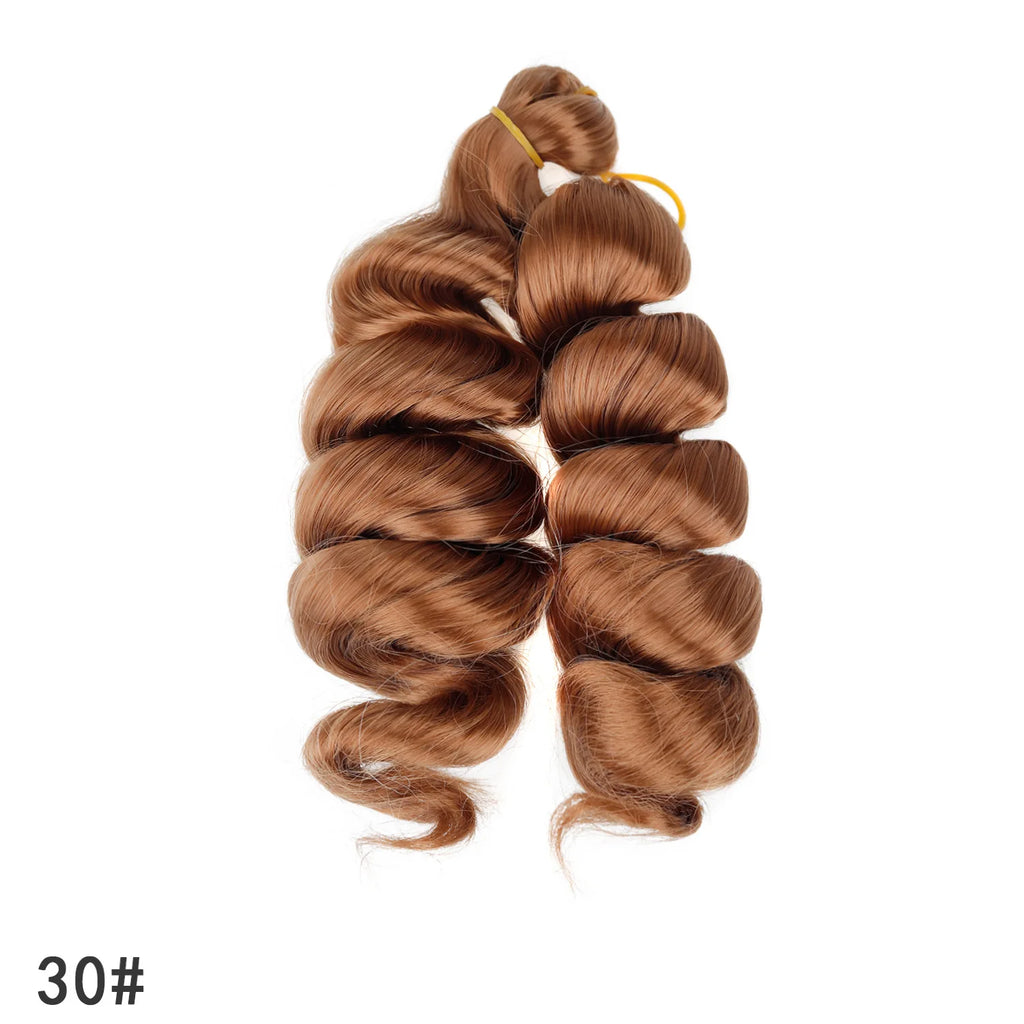 Spiral Double Curl Crochet French Spiral Synthetic Wig