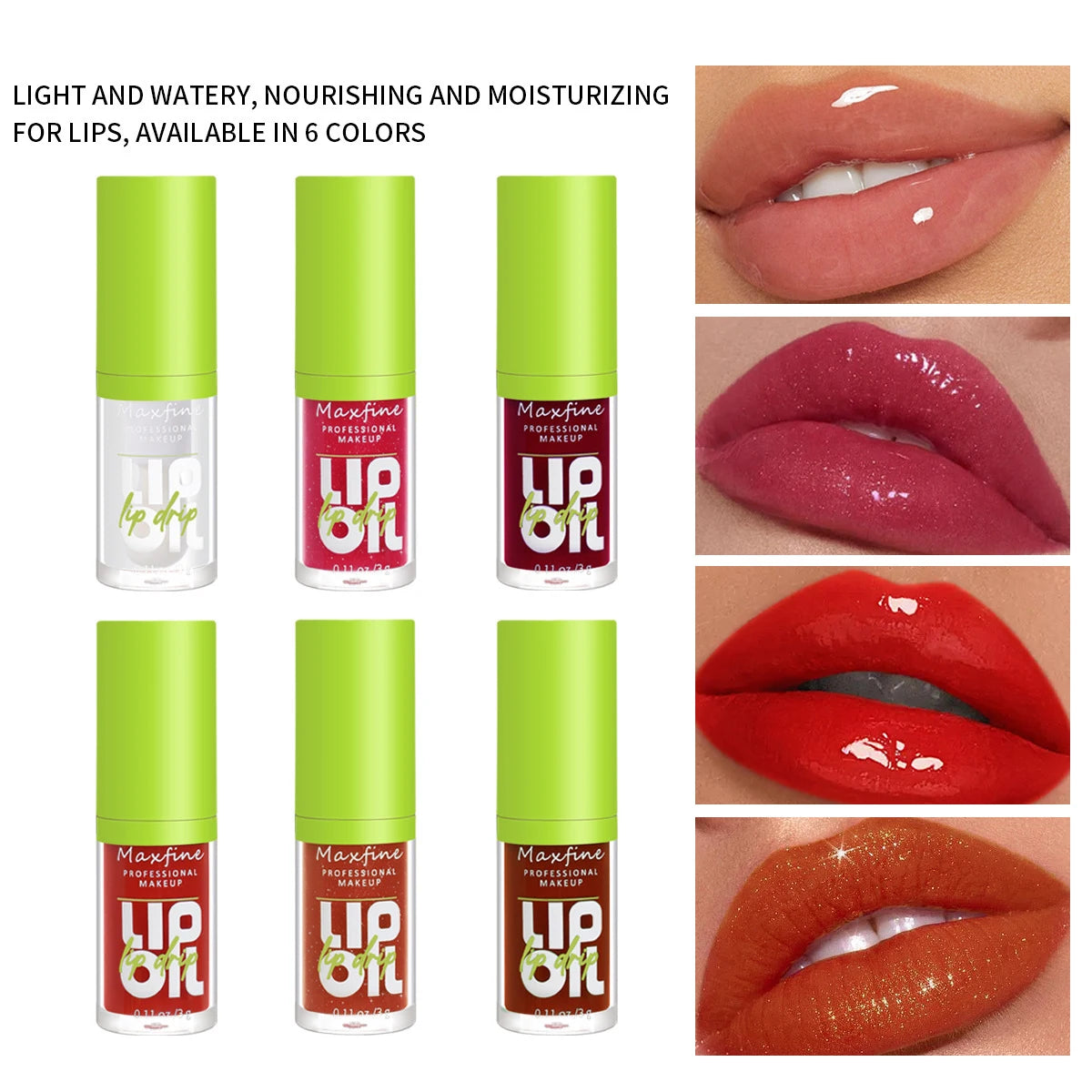 Fat Oil Waterproof Lip Gloss