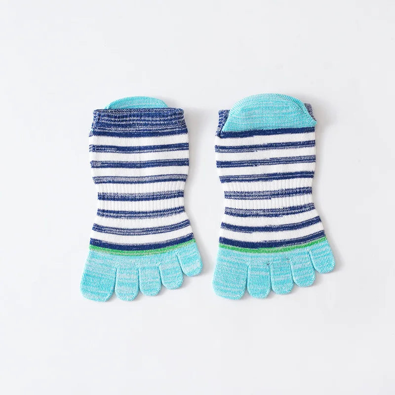 Low Cut Ankle Cotton Toe Socks