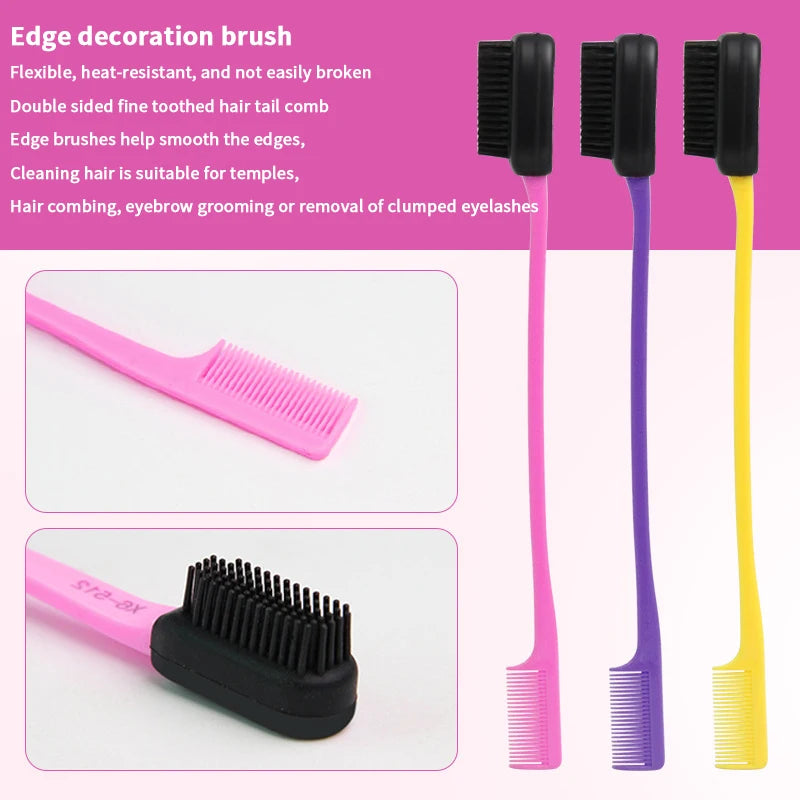 Professional Double Headed Brush/ Comb Eyebrow Shaper