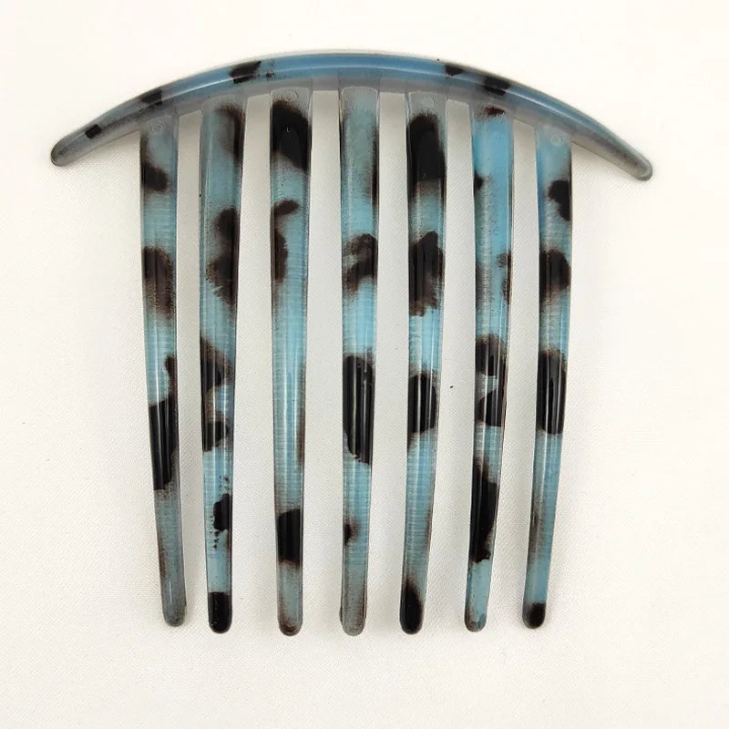 Long Tooth Plastic Leopard Hair Comb