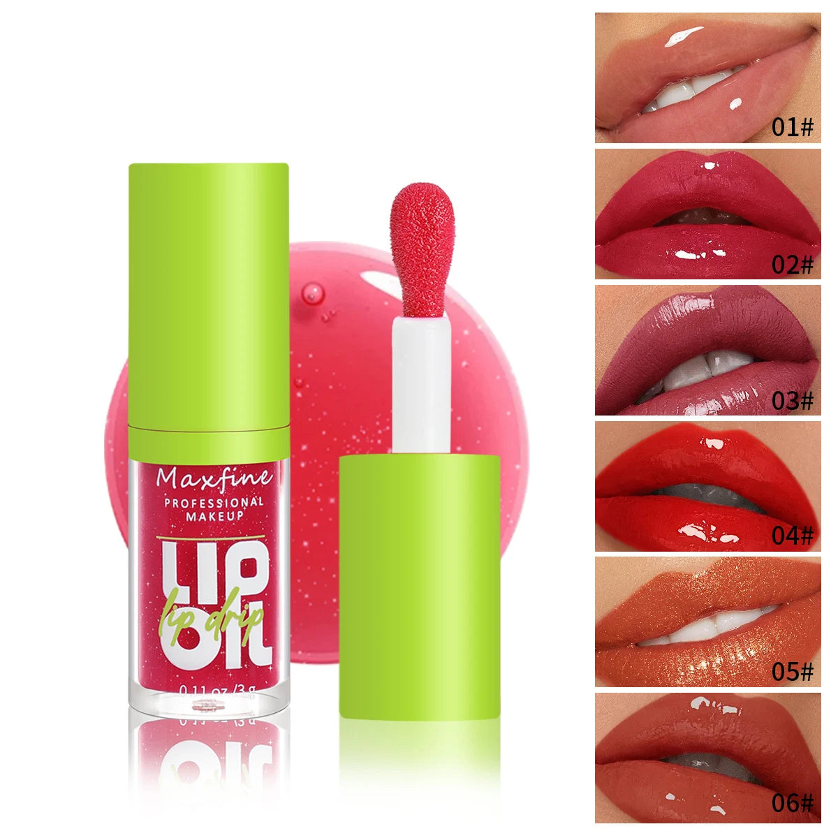 Fat Oil Waterproof Lip Gloss