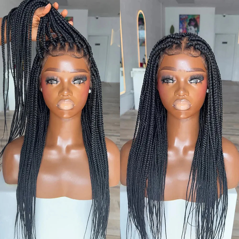 Box Braid Synthetic Lace Front Wig