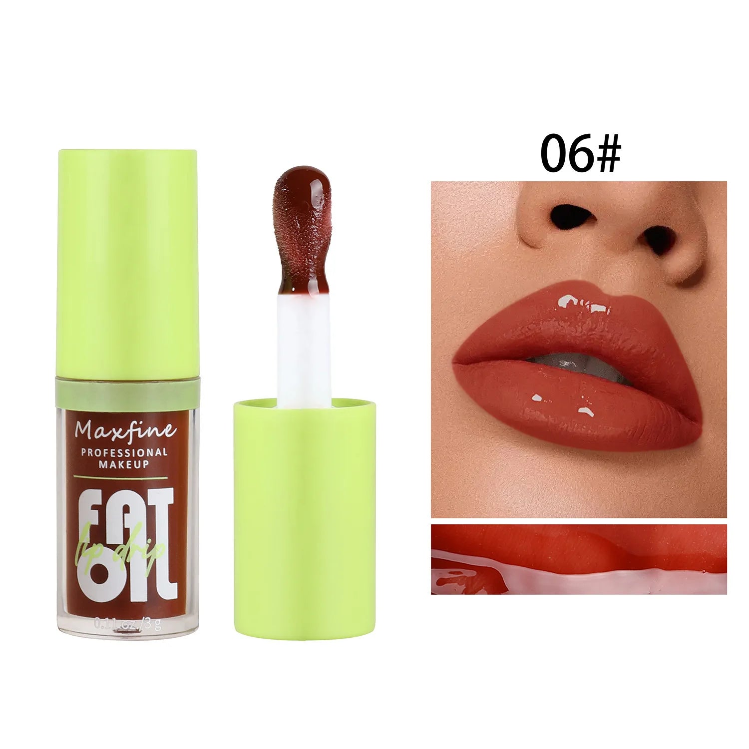 Fat Oil Waterproof Lip Gloss