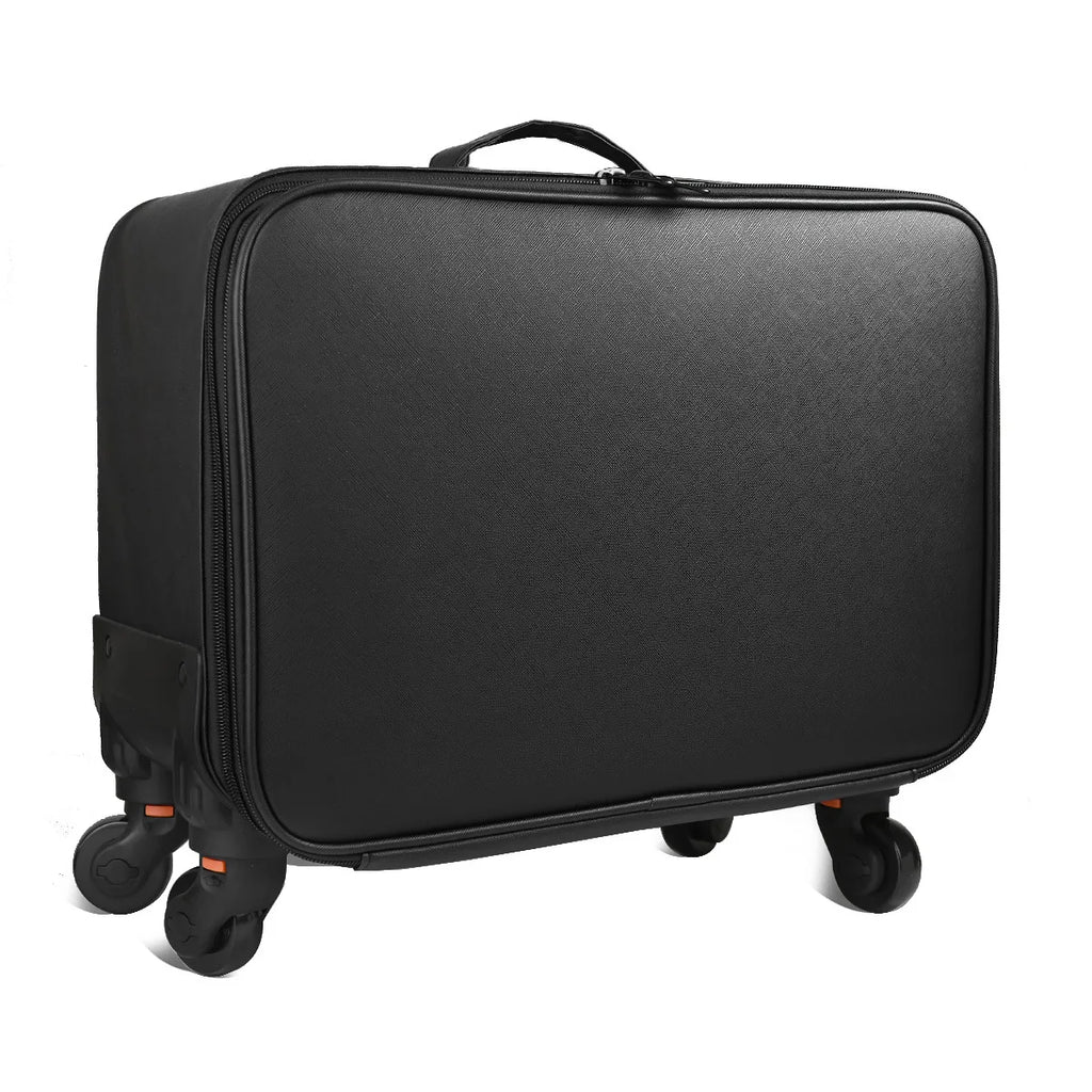 2-in-1 Cosmotology Organizer Travel Case  Train with Detachable Wheels
