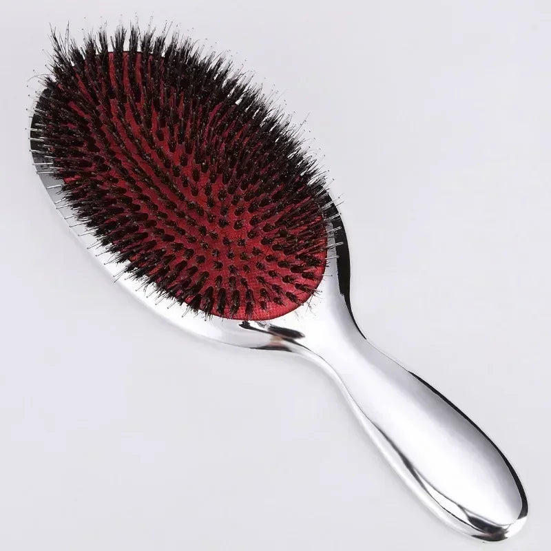 Boar Bristle Comb Massage Hair Brush