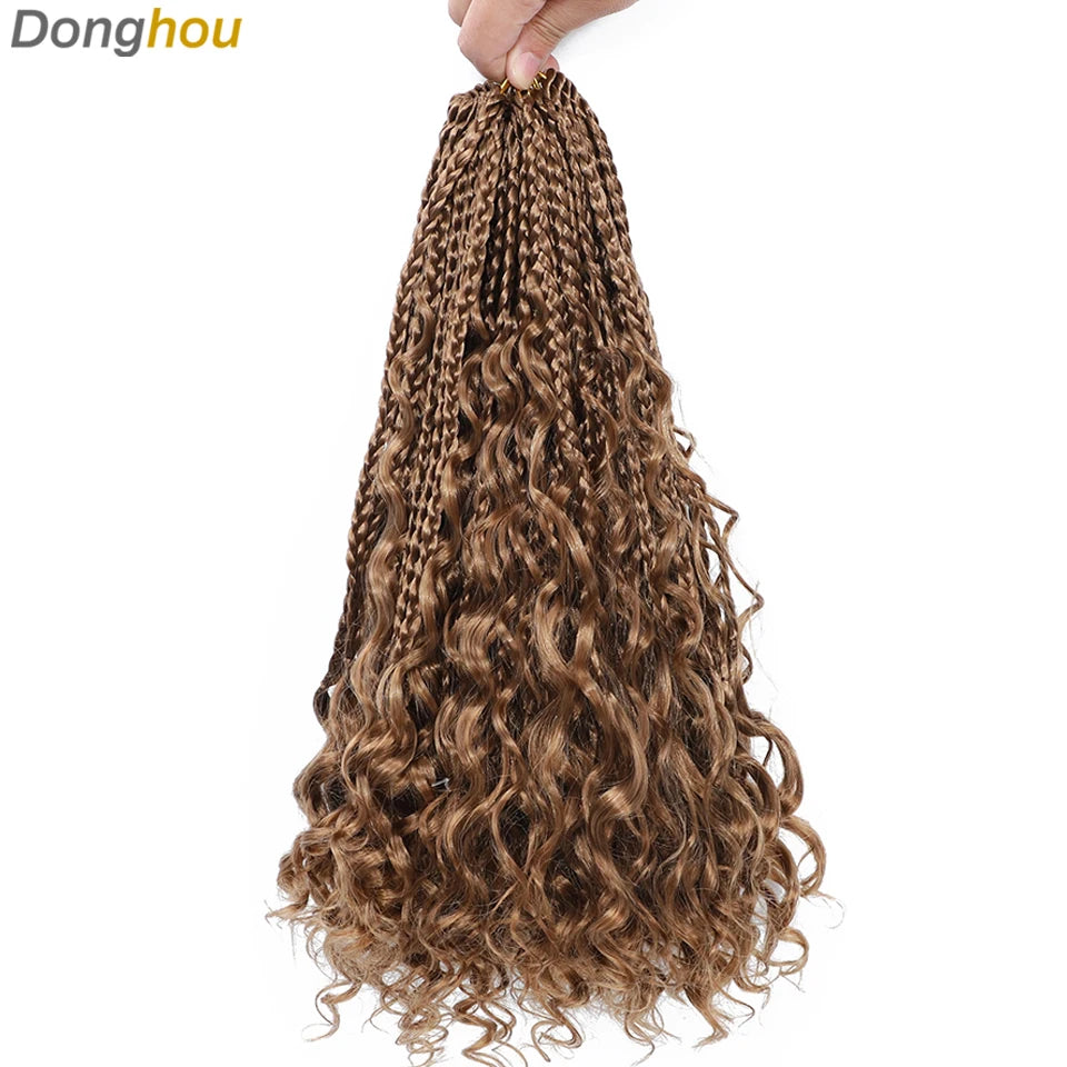 Box Crochet Braids Curly End Bundles - Pre-looped