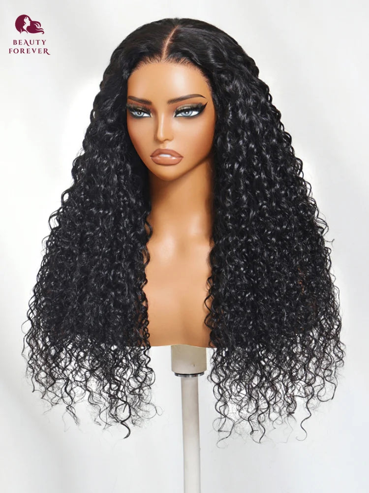 NEW Water Curly Human Hair Wig - Wear and Go Glueless