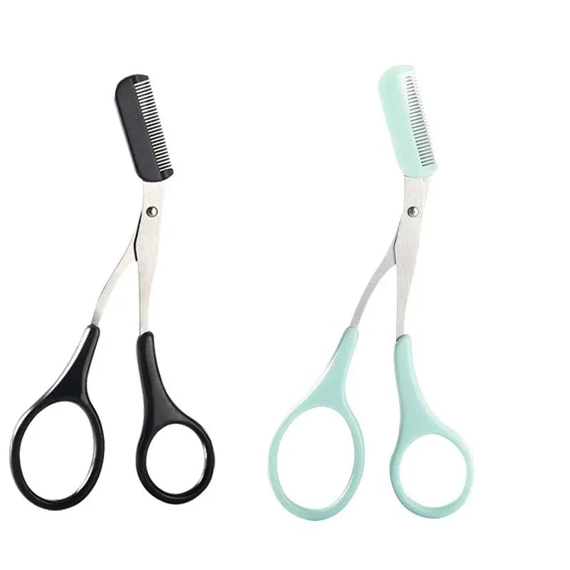 4pc Stainless Steel Eyebrow Shaping Scissors with Comb