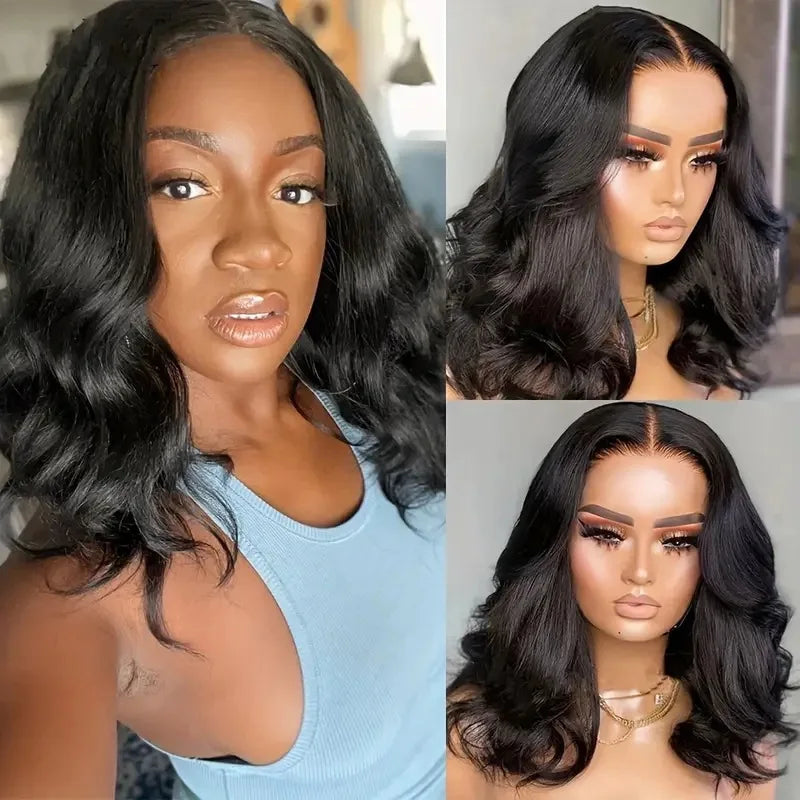 Glueless Synthetic Lace Front Loose Wave Wig