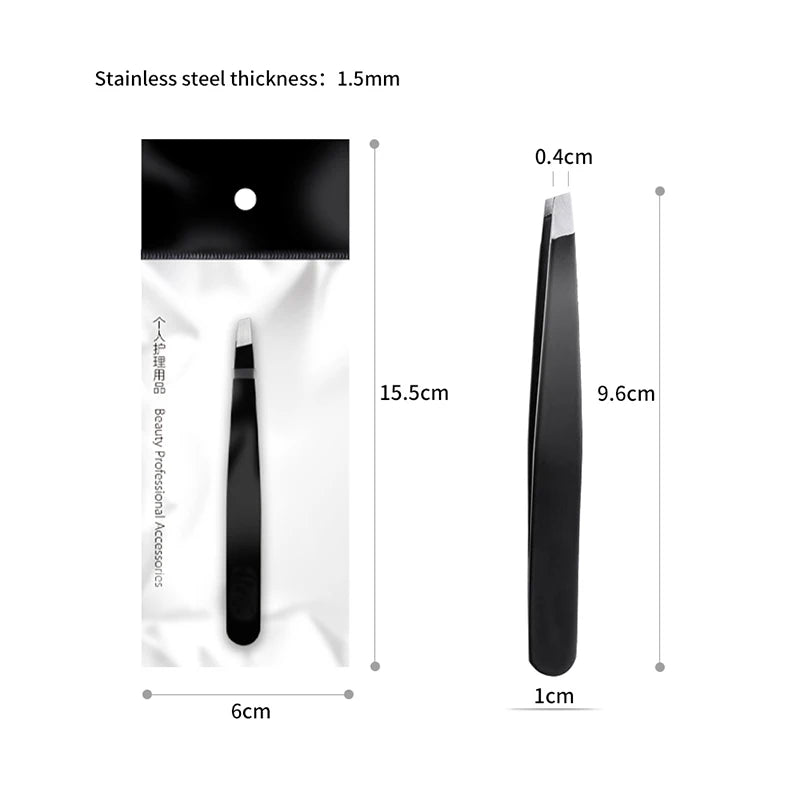 Stainless Steel Eyebrow Tweezers