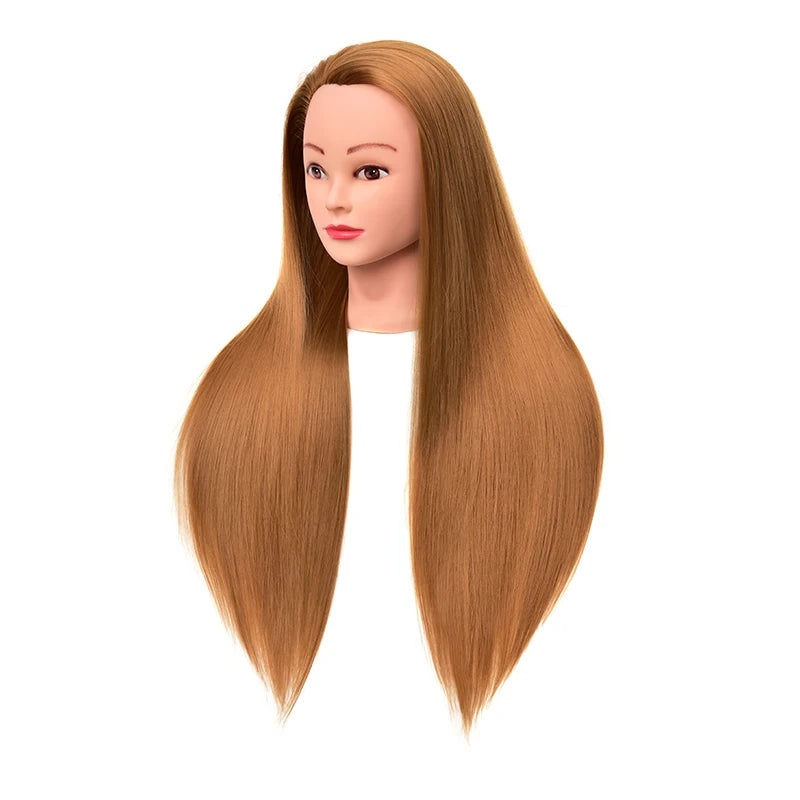 Professional Salon Hairdresser Training Mannequin Head Straight Style Human Hair for Haircut Braiding Practice Model Styling