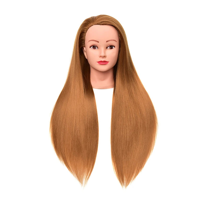 Professional Salon Hairdresser Training Mannequin Head Straight Style Human Hair for Haircut Braiding Practice Model Styling
