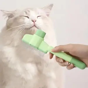 Pet Comb for Dogs and Cats, Long and Short Stainless Steel Metal Teeth