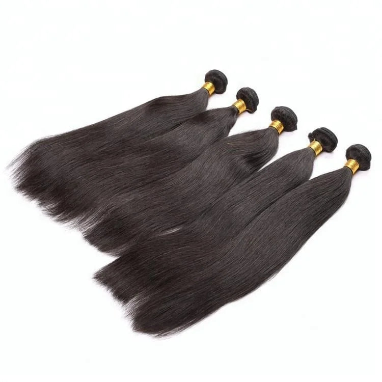 Human Hair Weave Bundles - Silky Straight Natural Color Hair Bundles
