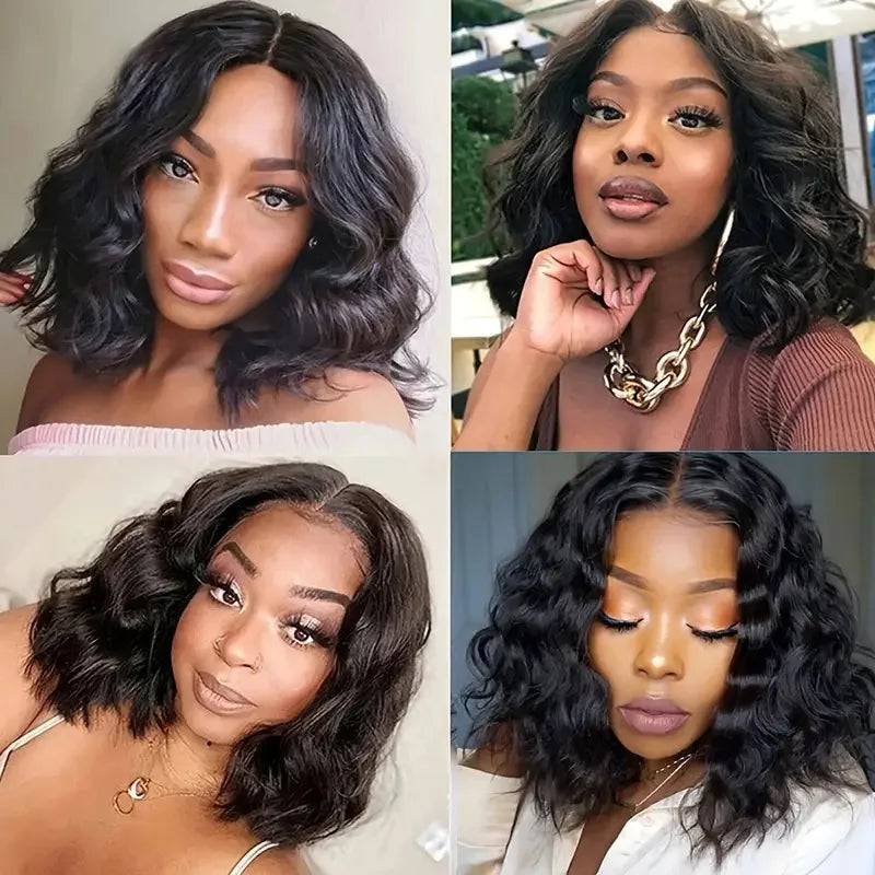 Glueless Synthetic Lace Front Loose Wave Wig