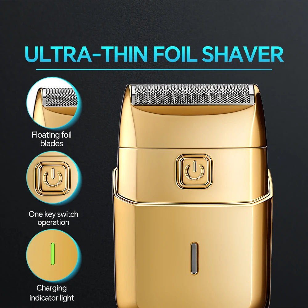 LED Display Rechargeable Electric Barber Hair Trimmer Clipper Set