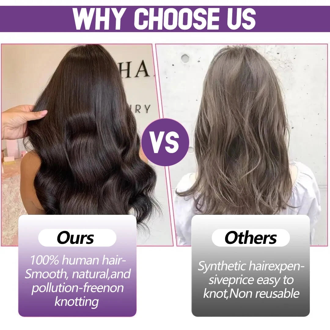 Long Ponytail Hair Extension with Drawstring