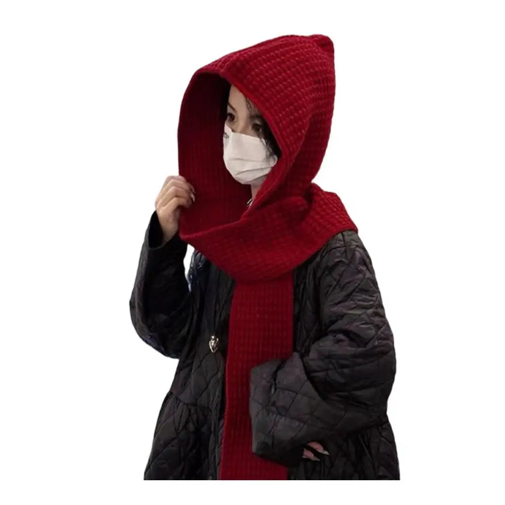 Hooded Scarf Hat