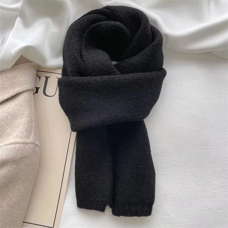 Sheep Wool  Thick Long Winter Scarf