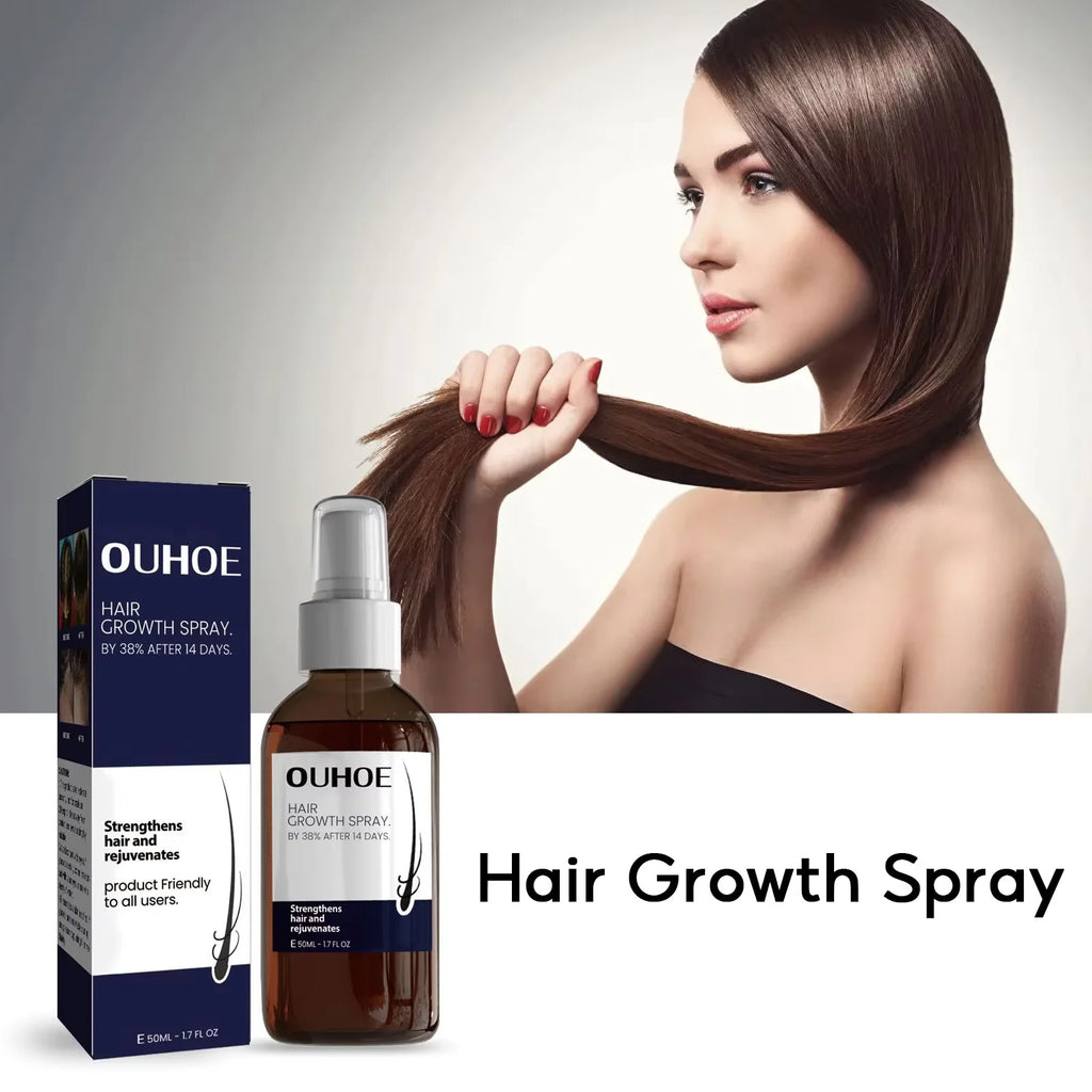 OUHOE Hair Repair Growth Spray - Made with Natural Plants
