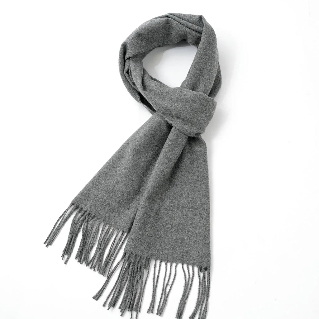 Cashmere Solid Color Scarf for Men