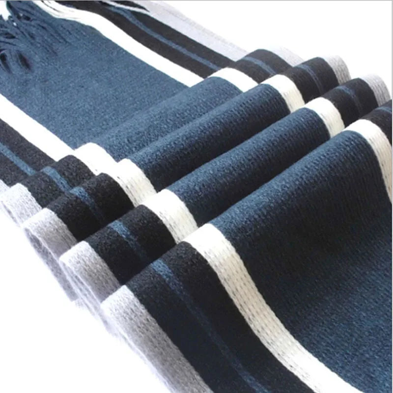 Men's Comfortable Soft Warm Wool Winter Scarf