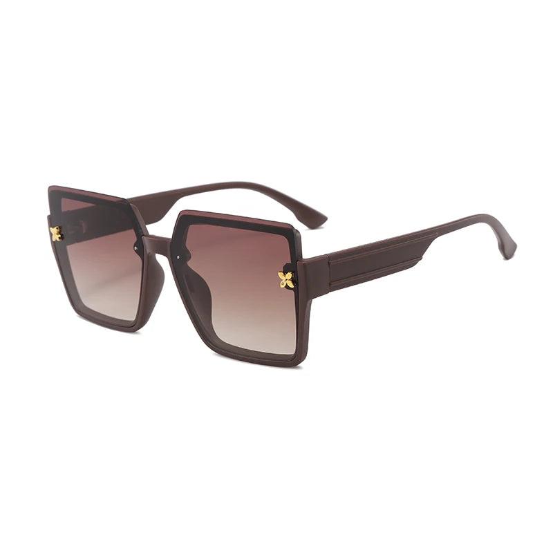 Niche Exquisite Square Sun Glasses - Protective Glasses UV400