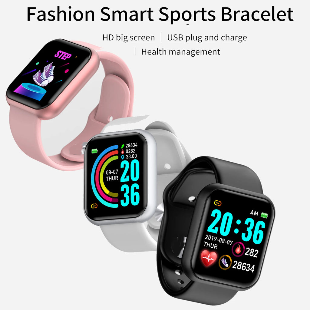 Smart Watch For Women - Bluetooth Connected Phone Player Music Fitness Sport Bracelet