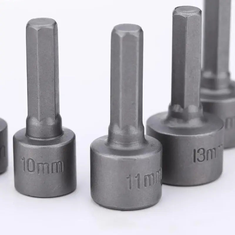 9pcs 5mm-13mm Hex Sockets Sleeve Nozzles Nut Driver Set Screwdriver Set