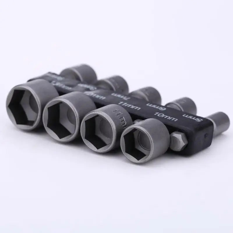9pcs 5mm-13mm Hex Sockets Sleeve Nozzles Nut Driver Set Screwdriver Set
