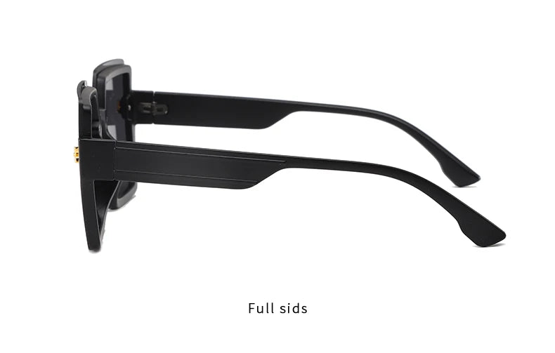 Niche Exquisite Square Sun Glasses - Protective Glasses UV400