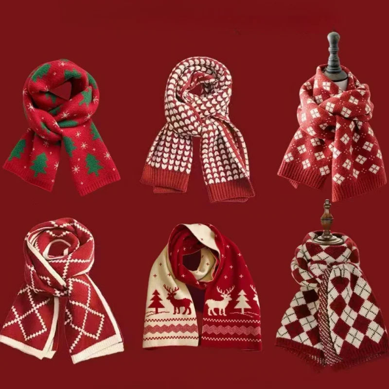 Christmas Cashmere Scarf Gift for Women