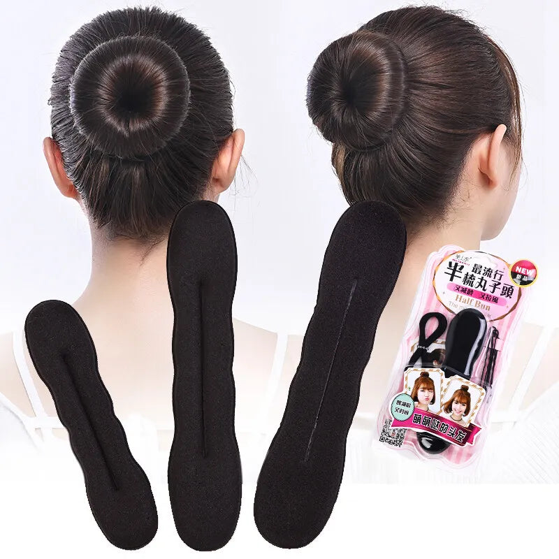 Hair Bun Formers Flower Bud Braiding Tool Magic Hair Styling Rod