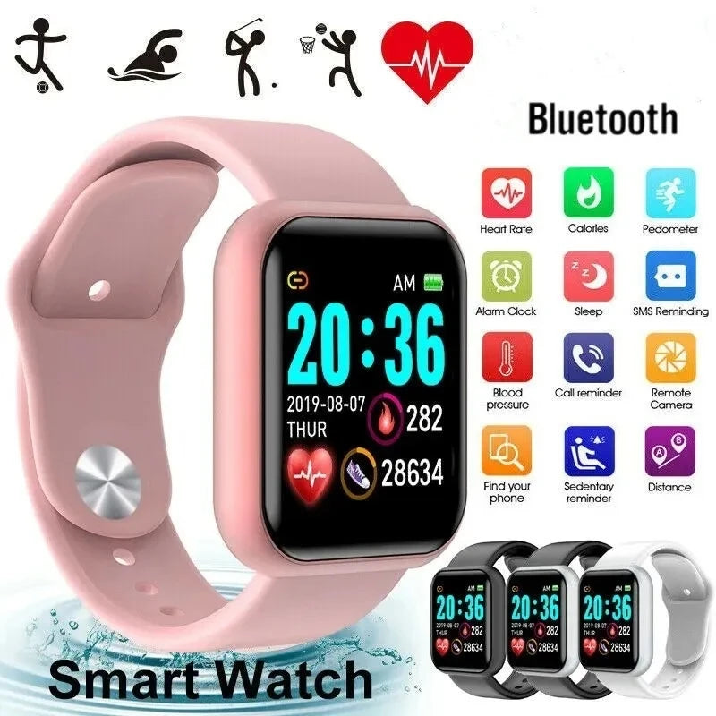 Smart Watch For Women - Bluetooth Connected Phone Player Music Fitness Sport Bracelet