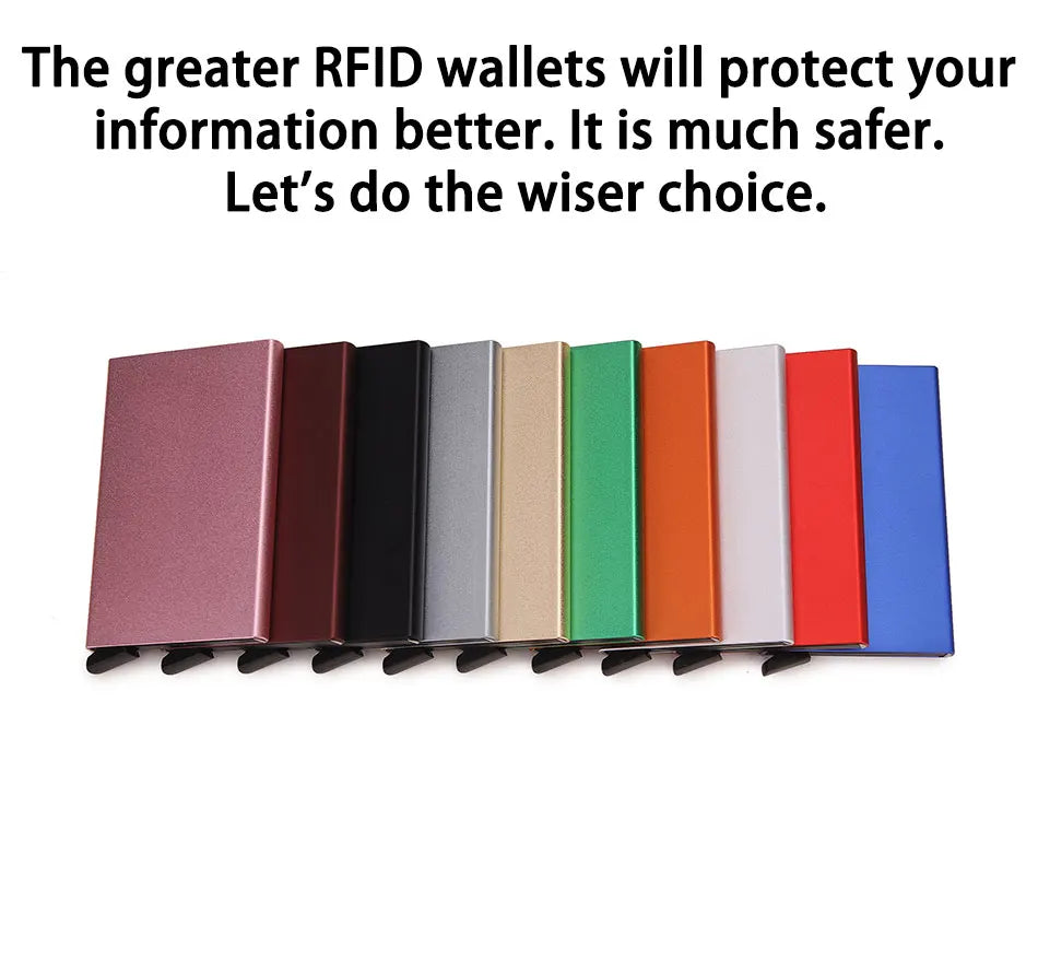 Smart Metal Thin Card Holder Wallet