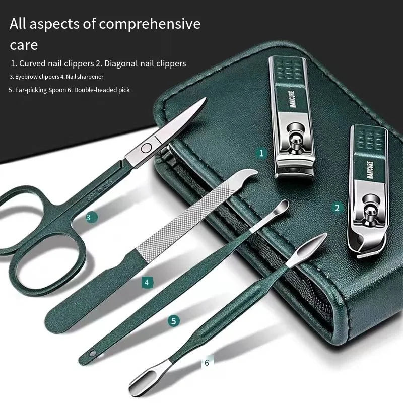 High End Men's And Women's 6 Piece Manicure Set