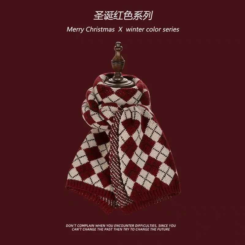 Christmas Cashmere Scarf Gift for Women