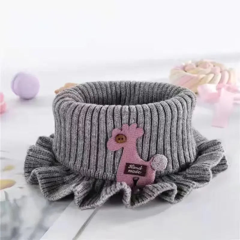 Children's Knitted Neck Ring Scarf