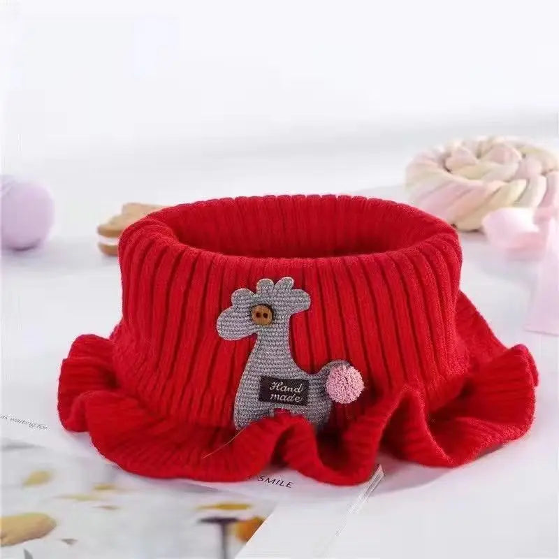 Children's Knitted Neck Ring Scarf