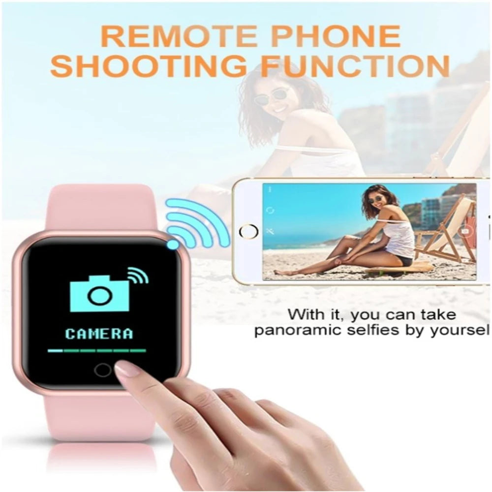 Smart Watch For Women - Bluetooth Connected Phone Player Music Fitness Sport Bracelet